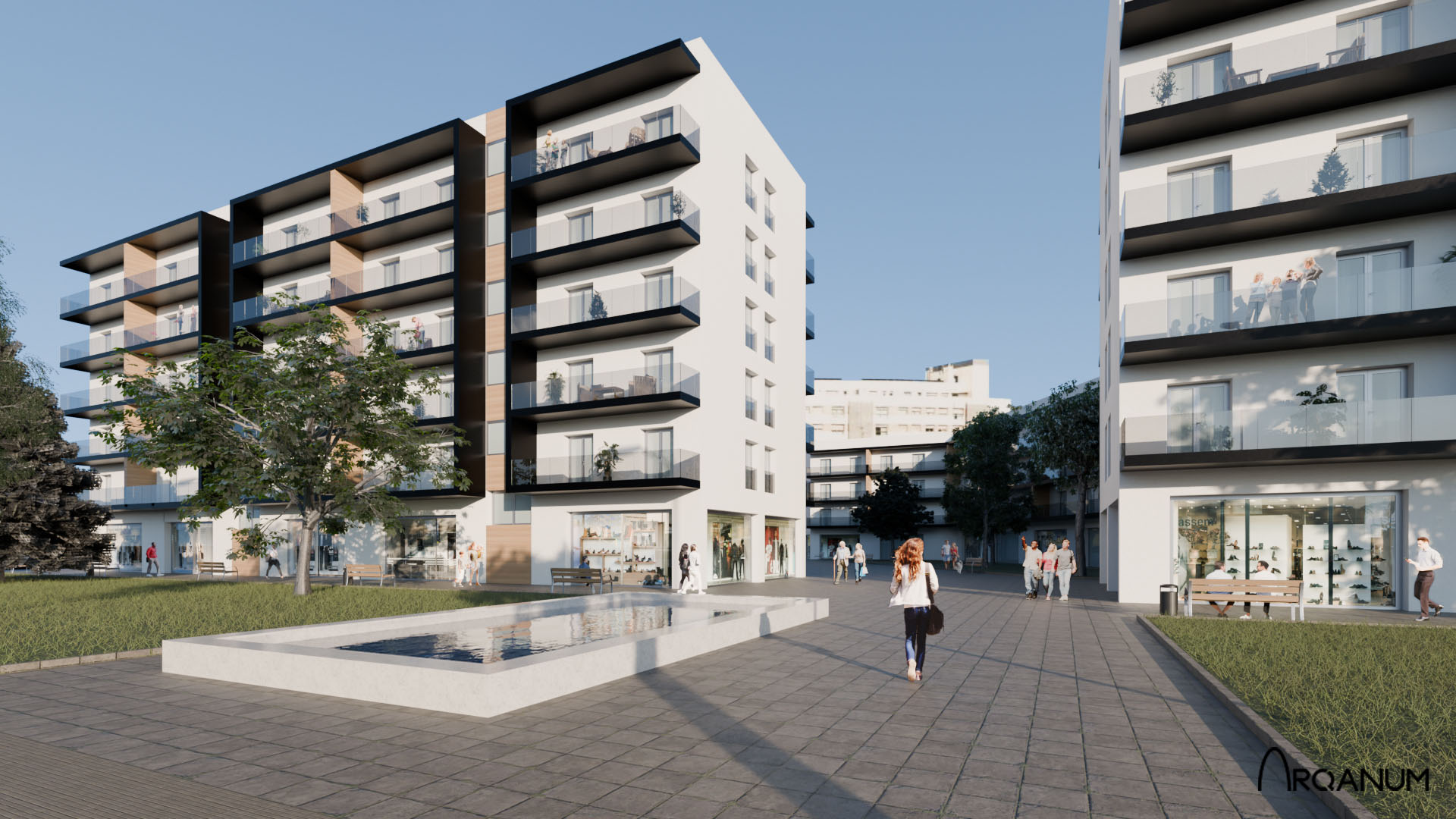 Housing in Madrid, exterior